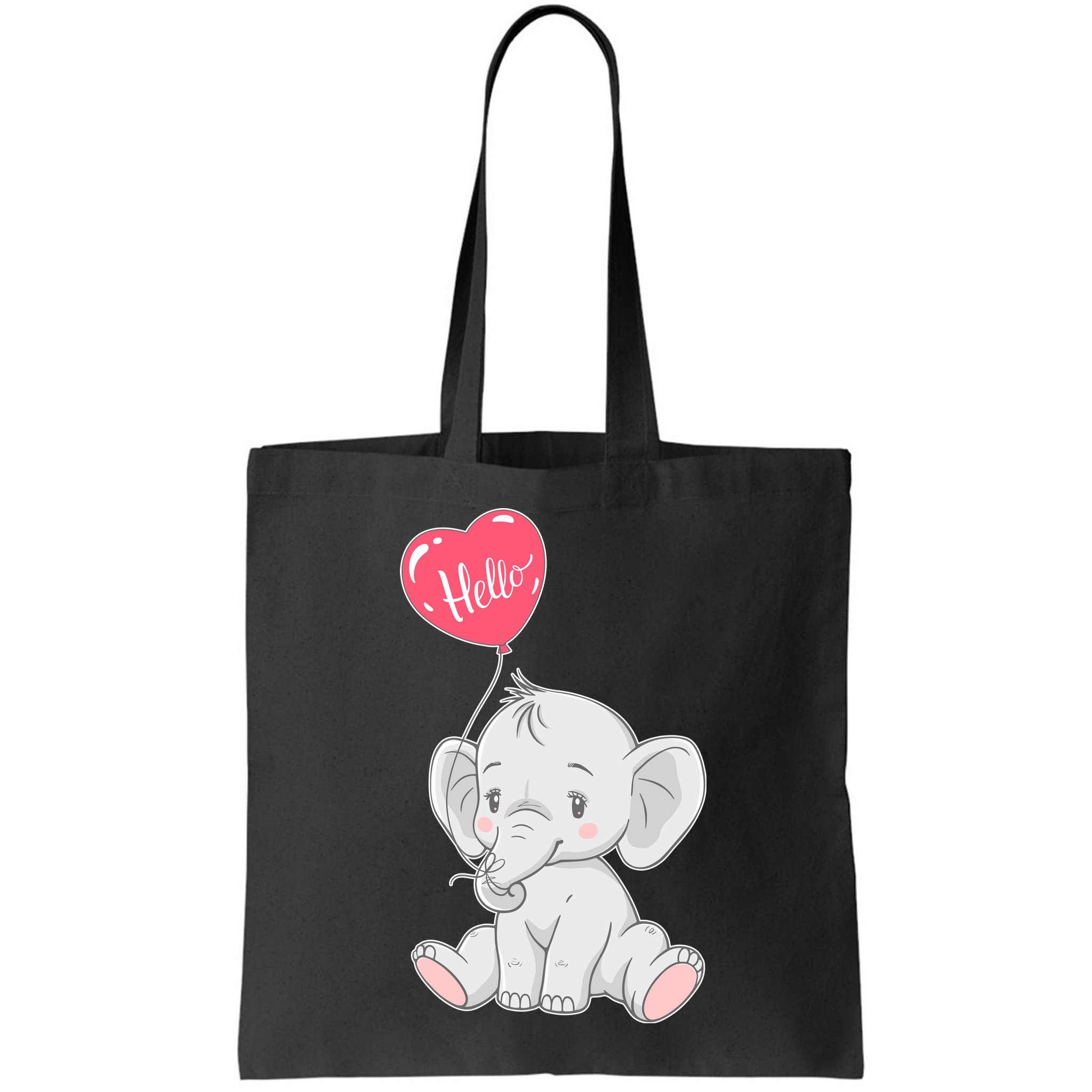 Cute Baby Elephant With Balloon Bag