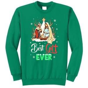 Christian Best Ever Christmas Cool Jesus Nativity Scene Xmas Gift Sweatshirt