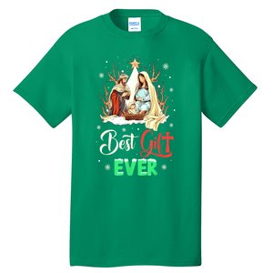 Christian Best Ever Christmas Cool Jesus Nativity Scene Xmas Gift Tall T-Shirt