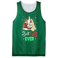 Christian Best Ever Christmas Cool Jesus Nativity Scene Xmas Gift Mesh Reversible Basketball Jersey Tank