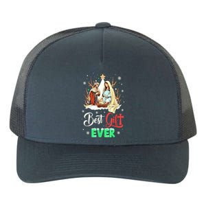 Christian Best Ever Christmas Cool Jesus Nativity Scene Xmas Gift Yupoong Adult 5-Panel Trucker Hat