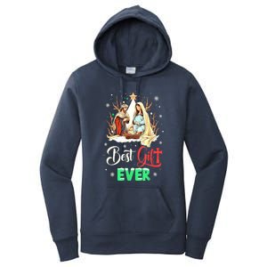 Christian Best Ever Christmas Cool Jesus Nativity Scene Xmas Gift Women's Pullover Hoodie