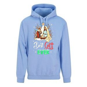 Christian Best Ever Christmas Cool Jesus Nativity Scene Xmas Gift Unisex Surf Hoodie