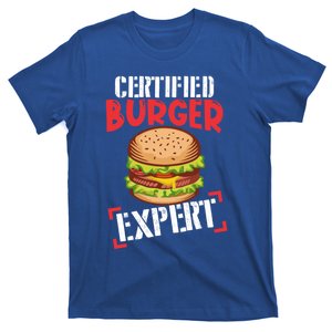 Certified Burger Expert Bbq Meat Eater Grilling Gift T-Shirt