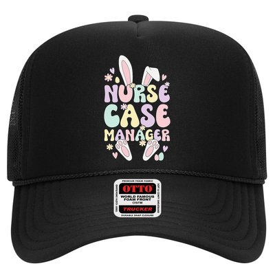 Cute Bunny Easter Nurse Case Manager Stethoscope Trucker Hat