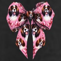 Coquette Bow English Springer Spaniel Dog Mom Girl Tumbler