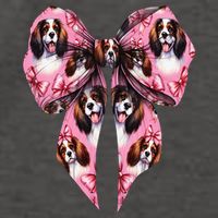 Coquette Bow English Springer Spaniel Dog Mom Girl Vector Backpack