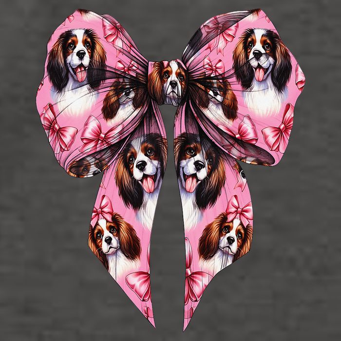 Coquette Bow English Springer Spaniel Dog Mom Girl Vector Backpack