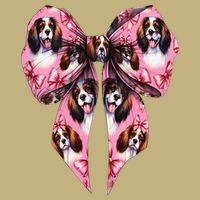 Coquette Bow English Springer Spaniel Dog Mom Girl Cooling Performance Crew T-Shirt
