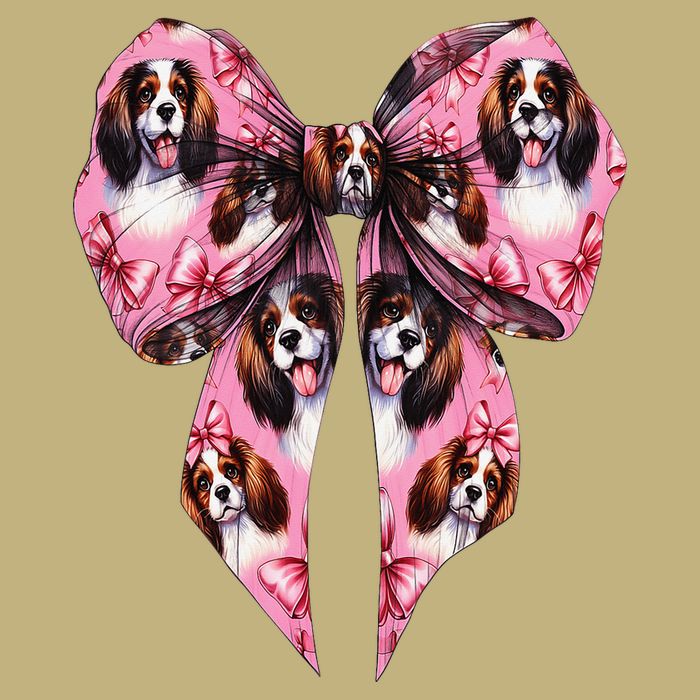 Coquette Bow English Springer Spaniel Dog Mom Girl Cooling Performance Crew T-Shirt