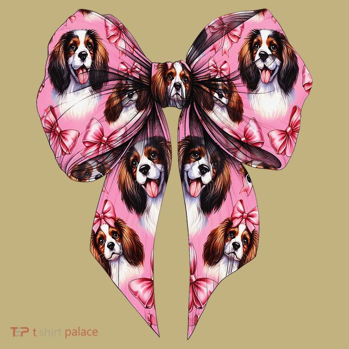 Coquette Bow English Springer Spaniel Dog Mom Girl T-Shirt