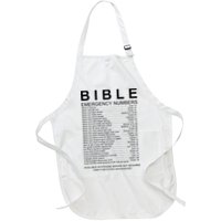 Christian Bible Emergency Numbers Apron