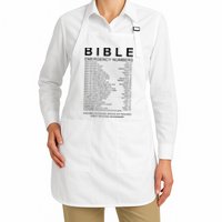 Christian Bible Emergency Numbers Apron