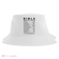 Christian Bible Emergency Numbers Sustainable Bucket Hat