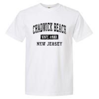 Chadwick Beach Est 1941 New Jersey Nj Vintage Established Sports Garment-Dyed Heavyweight T-Shirt