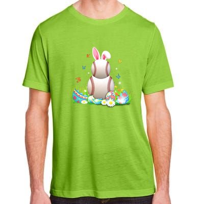 Cute Baseball Easter Egg Bunny Cute Gift Gift Adult ChromaSoft Performance T-Shirt