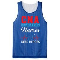 Cna Because Even Nurses Need Heroes Nursing Assistant Gift Mesh Reversible Basketball Jersey Tank