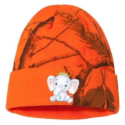 Cute baby elephant crown tiara Kati Licensed 12" Camo Beanie