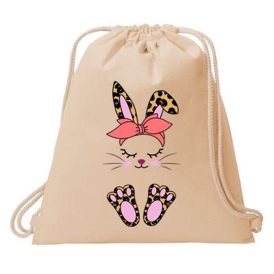 Cute Bunny Easter Holiday Drawstring Bag