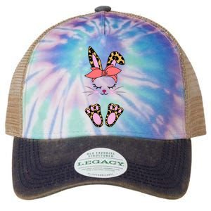 Cute Bunny Easter Holiday Legacy Tie Dye Trucker Hat