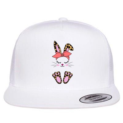 Cute Bunny Easter Holiday Flatbill Hat