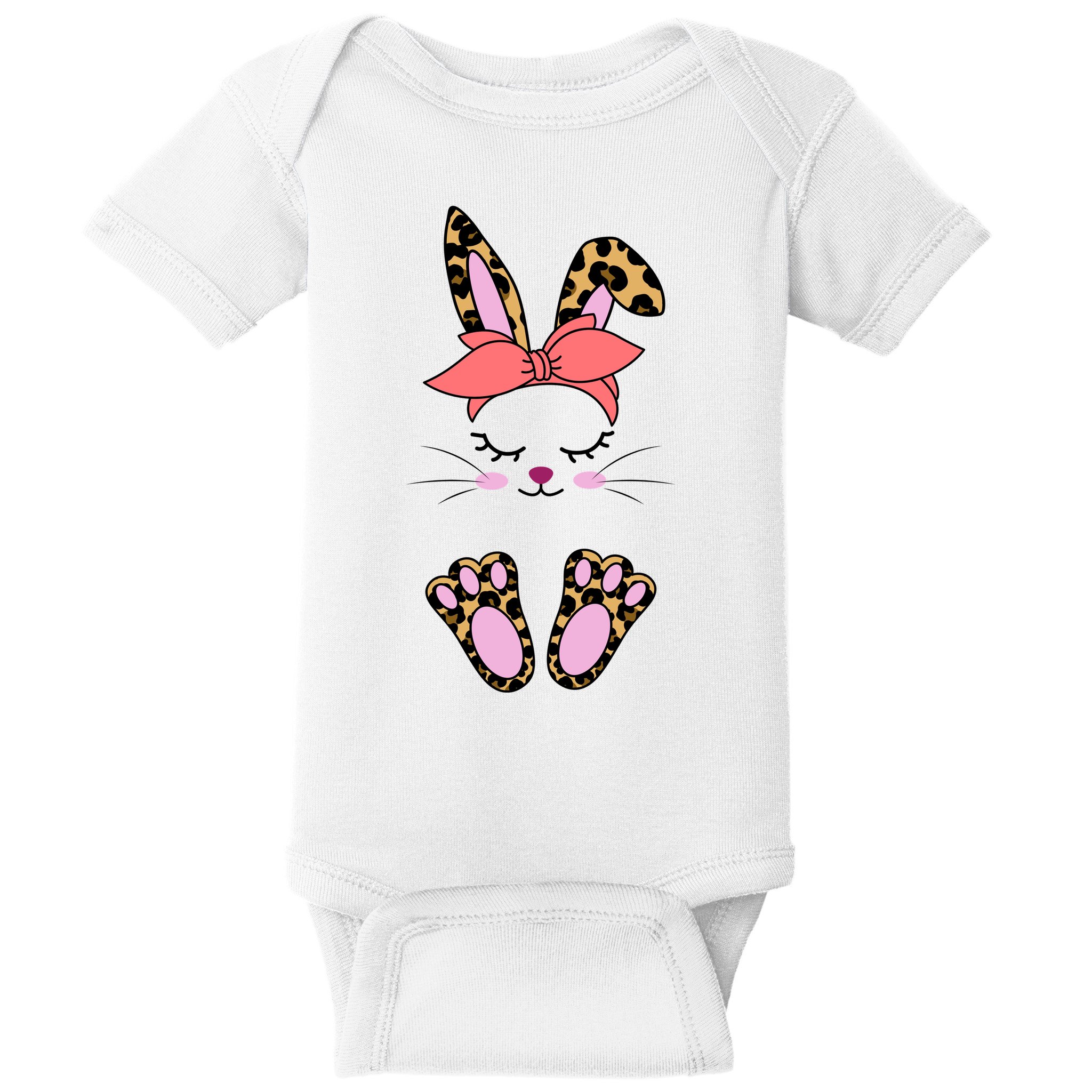 Cute Bunny Easter Holiday Baby Bodysuit