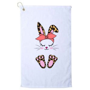 Cute Bunny Easter Holiday Platinum Collection Golf Towel