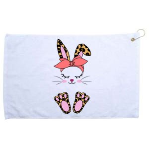 Cute Bunny Easter Holiday Grommeted Golf Towel