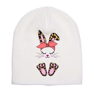 Cute Bunny Easter Holiday Short Acrylic Beanie