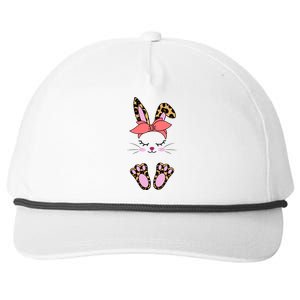 Cute Bunny Easter Holiday Snapback Five-Panel Rope Hat