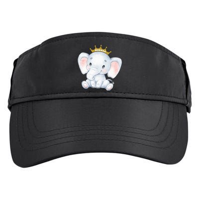 Cute baby elephant crown tiara Adult Drive Performance Visor