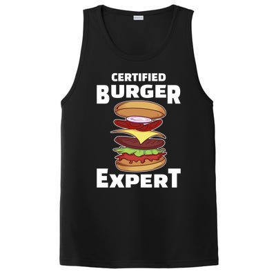 Certified Burger Expert Meat Eater Barbecue Cute Gift PosiCharge Competitor Tank