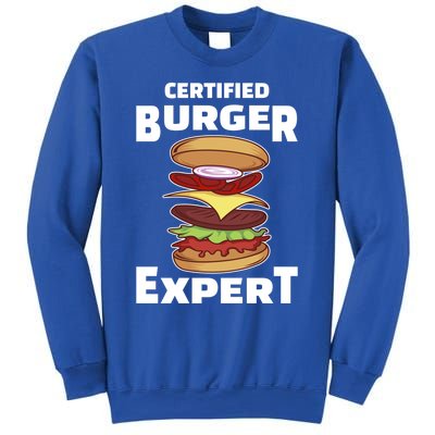 Certified Burger Expert Meat Eater Barbecue Cute Gift Sweatshirt