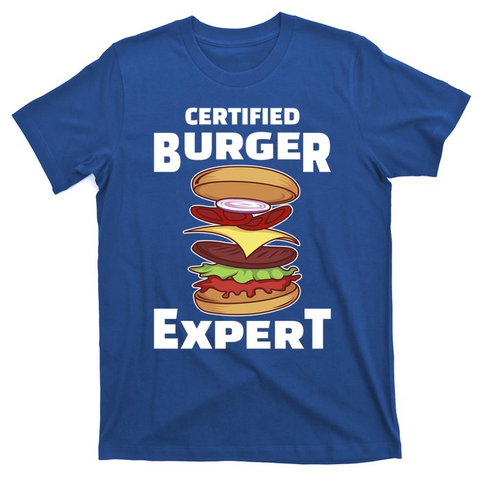 Certified Burger Expert Meat Eater Barbecue Cute Gift T-Shirt