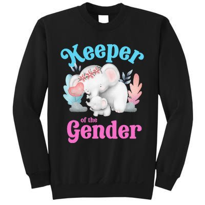 Cute Baby Elephant Keeper Of Gender Baby Reveal Party Idea Sweatshirt