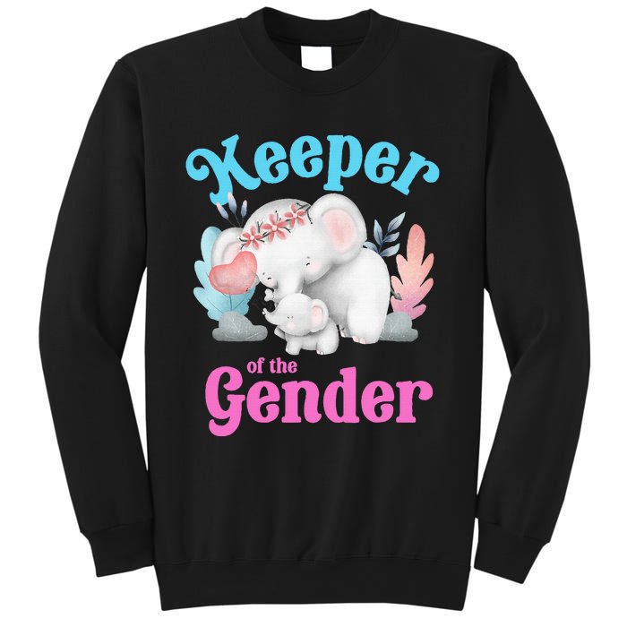 Cute Baby Elephant Keeper Of Gender Baby Reveal Party Idea Sweatshirt