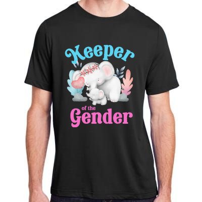 Cute Baby Elephant Keeper Of Gender Baby Reveal Party Idea Adult ChromaSoft Performance T-Shirt