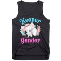 Cute Baby Elephant Keeper Of Gender Baby Reveal Party Idea Tank Top