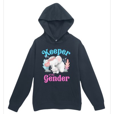 Cute Baby Elephant Keeper Of Gender Baby Reveal Party Idea Urban Pullover Hoodie