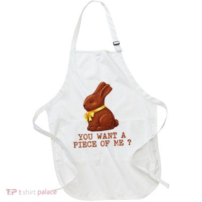 Chocolate Bunny Easter Candy Lover  Full-Length Apron With Pockets