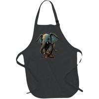 Cute Baby Elephant For People Lovers Elephant Full-Length Apron With Pockets