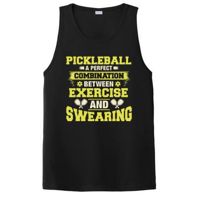 Combination Between Exercise & Swearing Pickleball PosiCharge Competitor Tank