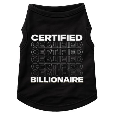 Certified Billionaire Entrepreneur Motivation For Success Doggie Tank