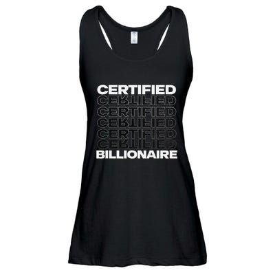 Certified Billionaire Entrepreneur Motivation For Success Ladies Essential Flowy Tank