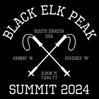 Climbed Black Elk Peak Summit 2024 Hike South Dakota Usa Cooling Performance Crew T-Shirt