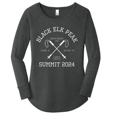 Climbed Black Elk Peak Summit 2024 Hike South Dakota Usa Women's Perfect Tri Tunic Long Sleeve Shirt