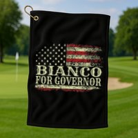 Chad Bianco For Governor Bianco For California Governor Golf Towel