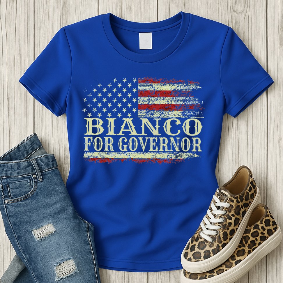 Chad Bianco For Governor Bianco For California Governor Womens T-Shirt