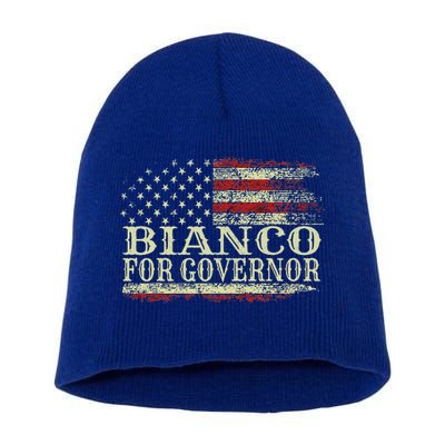 Chad Bianco For Governor Bianco For California Governor Short Acrylic Beanie