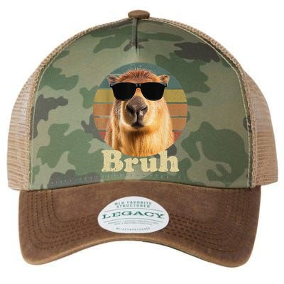 Capybara Bruh Funny Capybara Love Legacy Tie Dye Trucker Hat